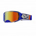 Óculos EKS Brand Lucid Lente XDO Espelhada Vermelha Cor Azul Verdadeiro