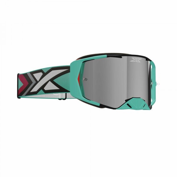 Óculos EKS Brand Lucid - Cor Azul Turquesa - Lente XDO Espelhada Prata