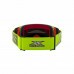 Óculos EKS Brand Lucid Race Face - Cor Amarelo Flu e Preto - Lente XDO Espelhada Dourada