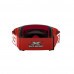 Óculos EKS Brand Lucid Race Face - Cor Vermelho e Branco  - Lente XDO Espelhada Dourada
