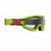 Óculos EKS Brand X-Grom Infantil - Cor Amarelo Fluorescente e Vermelho Flu - Lente Transparente