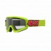 Óculos EKS Brand X-Grom Infantil - Cor Amarelo Fluorescente e Vermelho Flu - Lente Transparente