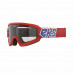 Óculos EKS Brand X-Grom Juvenil Lente Transparente Cor Vermelho/Branco/Azul Metálico