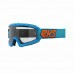 Óculos EKS Brand X-Grom Infantil - Cor Azul Ciano Líquido e Laranja Fluorescente - Lente Transparente