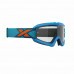 Óculos EKS Brand X-Grom Infantil - Cor Azul Ciano Líquido e Laranja Fluorescente - Lente Transparente