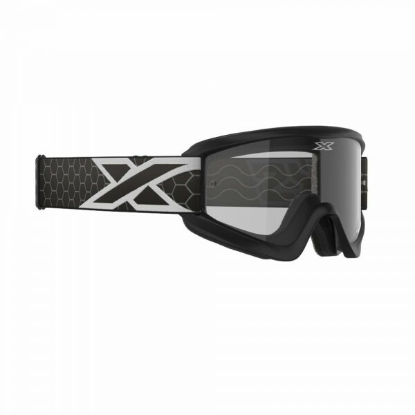 Óculos EKS Brand X-Grom Infantil - Cor Preto e Branco - Lente Transparente