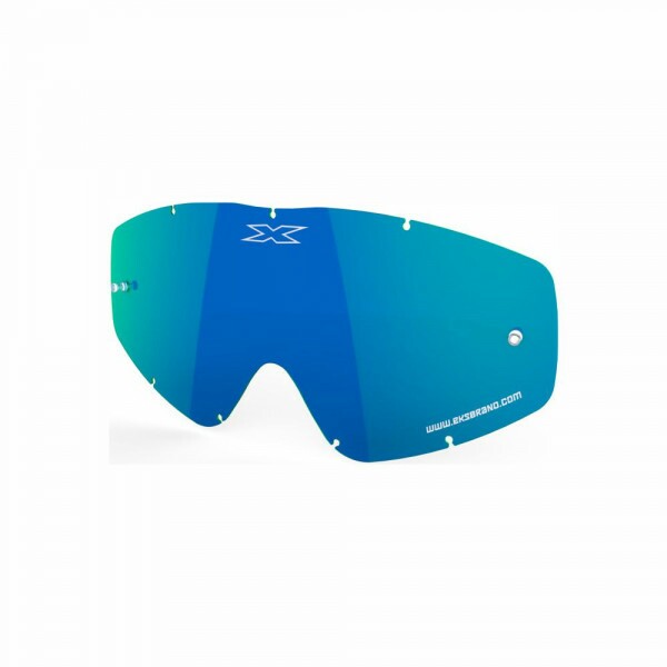 Lente Azul Rainbow Espelhada para os óculos GOX Flat-Out e EKS-S