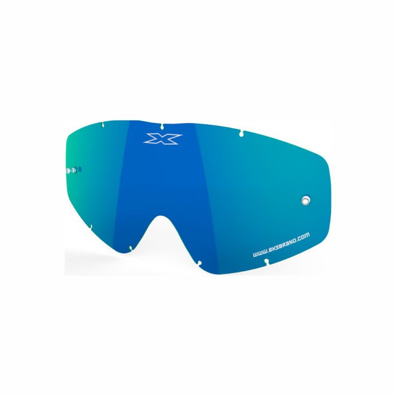 Lente Azul Rainbow Espelhada para os óculos GOX Flat-Out e EKS-S Lente Azul Rainbow Espelhada para os óculos GOX Flat-Out e EKS-S
