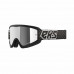 Óculos EKS Brand GOX Flat-Out Mirror Lente Espelhada Fume Cor Preto/Branco
