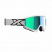 Óculos EKS Brand GOX Flat Out Mirror Lente Espelhada Azul Metálico Cor Branco/Preto