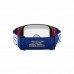 Óculos EKS Brand Lucid Race Face - Cor Azul Royal e Branco - Lente XDO Transparente Óculos EKS Brand Lucid Race Face - Cor Azul Royal e Branco - Lente XDO Transparente