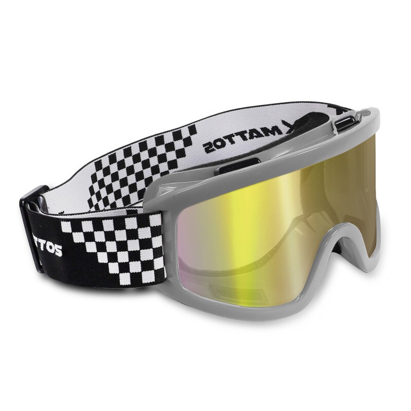 ÓCULOS MATTOS RACING MX LENTE ESPELHADA CINZA ÓCULOS MATTOS RACING MX LENTE ESPELHADA CINZA