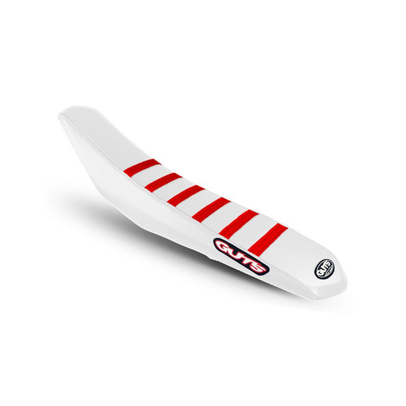 Capa de Banco Guts Honda - Lado e Centro Branco - Friso Vermelho Capa de Banco Guts Honda - Lado e Centro Branco - Friso Vermelho
