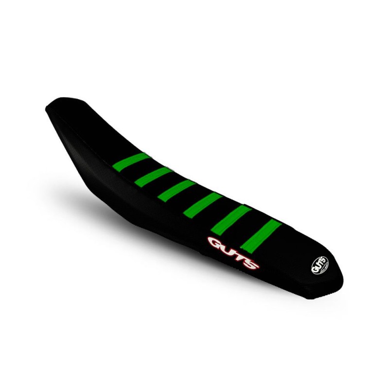 Capa de Banco GUTS Kawasaki - Lado e Centro Preto - Friso Verde Capa de Banco GUTS Kawasaki - Lado e Centro Preto - Friso Verde